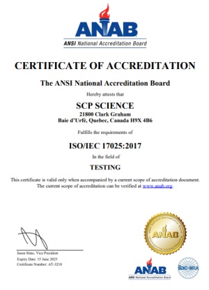 17025 certification